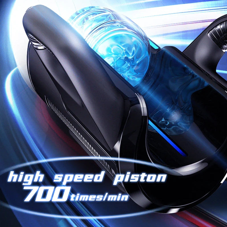letenvibe™ Leten Cannon King Pro High-speed Motor Thrusting Masturbator Cup with Phone Holder