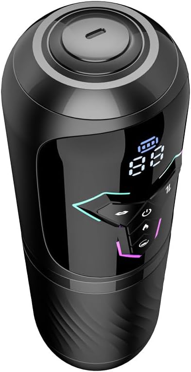 Male Masturbator Sex Toys for Men - Thrusting Male Stroker with 360° Heating, 5-Speed Smooth Motion Blowjob Adult Men's Sex Toy, Silent Brushless Motor, Pocket Pussy Sleeve Erotic Massage Kits