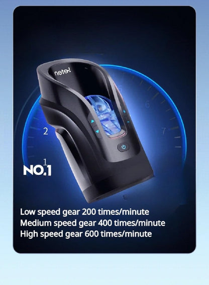 Luxury-Pro Automatic Telescopic 75MM Thrusting Automatic Stroking Machines Male Masterburbatar Suction Adult Toy Auto Bj Pocket Puzzy Man Masturebstor Electric Sweater Silicone