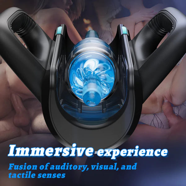 letenvibe™ Leten Cannon King Pro High-speed Motor Thrusting Masturbator Cup with Phone Holder Maestro sex machine